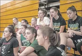  ?? Kent Nishimura Los Angeles Times ?? DISPLACED BY the Camp fire, a Paradise High basketball team practices at nearby Chico High School last week. Butte County schools hope to reopen Dec. 3.