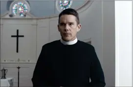  ?? A24VIA AP ?? This image released by A24shows Ethan Hawke in a scene from “First Reformed.”