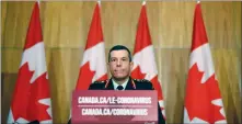  ?? CP FILE PHOTO ?? Maj.-Gen. Dany Fortin speaks in Ottawa on Jan. 15.