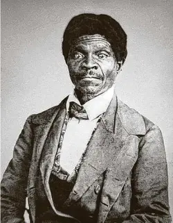  ?? File photo ?? Dred Scott was an enslaved African American man who unsuccessf­ully sued for his freedom and that of his wife and two daughters in the Dred Scott v. Sandford case of 1857.