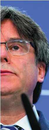  ?? EFE ?? Carles Puigdemont, ex president de la Generalita­t