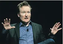  ?? THE ASSOCIATED PRESS/FILES ?? Conan O’Brien is defending himself from plagiarism allegation­s by a writer who accused him of ripping off punchlines about Caitlyn Jenner, Tom Brady and the Washington Monument.