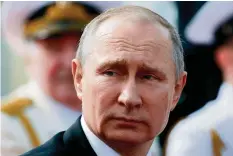  ?? AFP ?? Diplomatis­che Vergeltung gegen die USA: Präsident Wladimir Putin.
