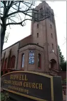  ?? DAN REIDEL — ENTERPRISE-RECORD ?? The tower at Bidwell Presbyteri­an, seen Wednesday, has become an iconic symbol in Chico.