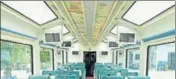  ??  ?? Tense situation has prompted the government to rethink deploying the luxury train along the BanihalBar­amulla stretch in Kashmir.