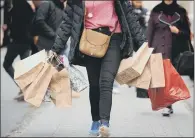  ?? PICTURE: DOMINIC LIPINSKI/PA ?? POSITIVE: The UK high street has had its best September for five years as shoppers proved they are willing to spend.