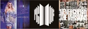  ?? Associated Press ?? “Denim & Rhinestone­s,” by Carrie Underwood, “Proof,” a three-disc anthology album by BTS, and “The Versions” by Neneh Cherry.