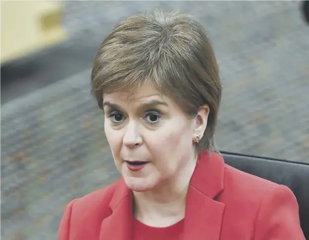  ??  ?? 0 Nicola Sturgeon says Scotland is recognised as one of the best nations in the world for equality
