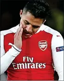  ?? ?? UNCERTAINT­Y: there are doubts whether Sanchez will stay at Arsenal