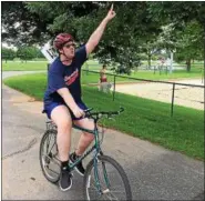  ??  ?? Lake County athletes earned several medals in cycling at the 2018 Ohio Special Olympic games.