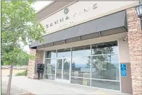  ?? CHRIS PUGH – UKIAH DAILY JOURNAL, FILE ?? Cannavine on Airport Park Boulevard is still the only cannabis dispensary operating within Ukiah city limits.
