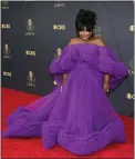  ?? CHRIS PIZZELLO — THE ASSOCIATED PRESS ?? Nicole Byer arrives at the 73rd Primetime Emmy Awards on Sunday, Sept. 19, 2021, at L.A. Live in Los Angeles.