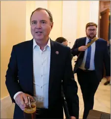  ?? J. SCOTT APPLEWHITE — THE ASSOCIATED PRESS ?? Rep. Adam Schiff, D-Calif., is one of President Biden’s apologists as the list grows of Democrats filling in.