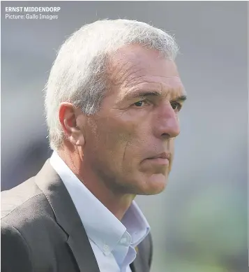  ?? Picture: Gallo Images ?? ERNST MIDDENDORP