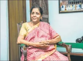  ??  ?? Union finance minister Nirmala Sitharaman.
MINT FILE