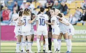  ?? FOTO: SIRVENT ?? El Real Madrid femenino comenzará a jugar la Champions League el 18 de agosto