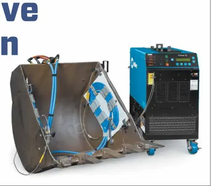  ??  ?? Induction heating systems like the Proheat 35 can save mining companies time, money and provide a safer option than traditiona­l resistance heating methods.
