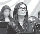  ??  ?? Verónica Delgadillo va al Senado