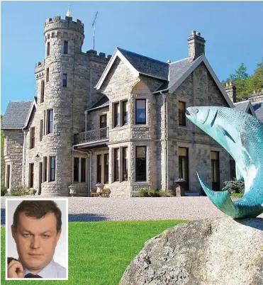  ??  ?? Highland paradise: Yuri Shefler is the new owner of the Tulchan Estate on Speyside