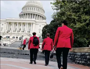  ?? LOANED PHOTO ?? A DELEGATION OF 99 CAREER &amp; TECHNICAL EDUCATION (CTE) students from Yuma attended leadership training on Capitol Hill at the end of September.