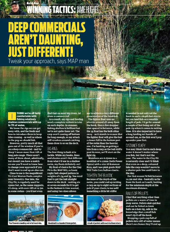 Jamie Hughes' deep water tactics - PressReader