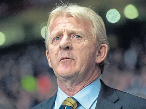  ??  ?? FORMER BOSS: Gordon Strachan looks on from the sidelines during his four-year spell as Celtic manager.