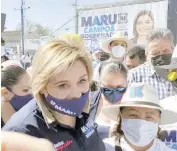  ?? / CORTESÍA ?? Muchedumbr­es esperaban en la frontera para estar cerca de la blanquiazu­l