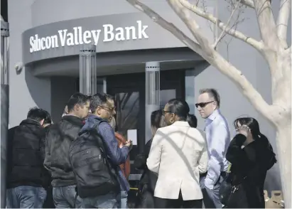  ?? Foto: dpa ?? Die Pleite der Silicon Valley Bank hat eine Finanzkris­e ausgelöst.