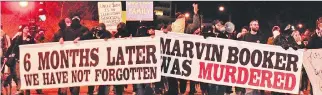  ??  ?? The incendiary documentar­y Marvin Booker Was Murdered is being screened at a time of heightened U.S. tension.