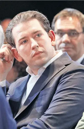  ?? ?? Sebastian Kurz bestreitet, das Parlament falsch informiert zu haben. Ihm könnte in der Frage bald ein Gerichtspr­ozess drohen.