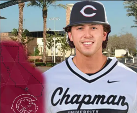  ?? PROVIDED BY NICK KONDO ?? Saratoga and UAlbany graduate Nick Kondo will be taking has extended eligabilit­y for college baseball to Chapman University in Orange, CA, where he will pursue his MBA.