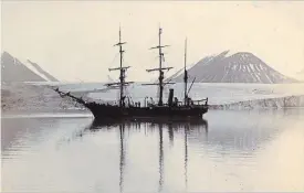 ?? HO THE CANADIAN PRESS ?? Calgary researcher­s are sure they’ve found this whaler, which sank off Baffin Island in 1902.