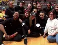  ??  ?? La squadra Gli studenti del liceo Brocchi in finale alle olimpiadi della danza