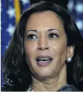  ??  ?? Election battle: Kamala Harris