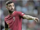  ?? Picture: QUALITY SPORT IMAGES/GETTY IMAGES/JOSE MANUEL ALVAREZ ?? IN WITH A CHANCE: Bruno Fernandes of Portugal who is part of, on paper, one of the best teams, man-for-man, at Qatar.