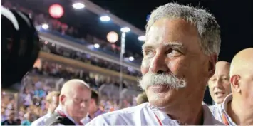  ?? Foto: Diego Azubel, dpa ?? Ein Mann mit Visionen: Ecclestone Nachfolger Chase Carey.