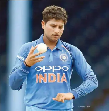  ??  ?? Kuldeep Yadav