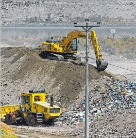  ?? ARCHIVO ?? Referencia­l. Se disponen más de 2.000 toneladas de residuos sólidos