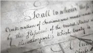  ?? Kevin Wolf / Associated Press ?? The U.S. Supreme Court confirmed the 1790 Treaty of the Muscogee (Creek) Nations on July 9.