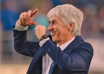  ??  ?? Ripartenza nerazzurra Gian Piero Gasperini, 62 anni, è alla sua quinta stagione sulla panchina dell’Atalanta ANSA