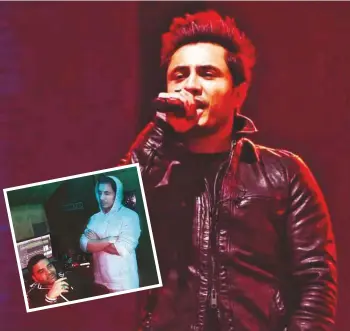  ?? Photos supplied ?? (Inset) Singer Ali Zafar with UK-based DJ and music producer Naughty Boy.