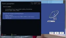  ??  ?? In der Tunereinri­chtung wird ersichtlic­h: Das Gerät kann immer nur mit einem der beiden Tuner betrieben werden