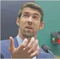  ?? SUSAN WALSH/ASSOCIATED PRESS FILE PHOTO ?? U.S. Olympic champion Michael Phelps said, ‘I was very clear how frustrated I was that people chose to use performanc­e-enhancing drugs instead of preparing themselves.’