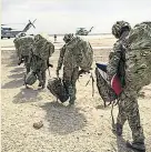  ??  ?? BURDEN Troops face recruitmen­t crisis