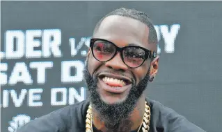  ?? Deontay Wilder. ??