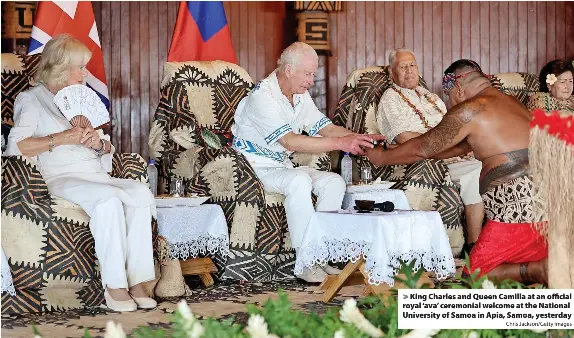 Charles urged to take away ‘small part of Samoa’ - PressReader