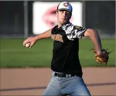  ?? Photo by Jerry Silberman / risportsph­oto.com ?? Lincoln’s Trevor Marques, a sophomore at Wheaton, allowed just one earned run in 7.2 innings of work to keep Upper Deck’s state title hopes alive.