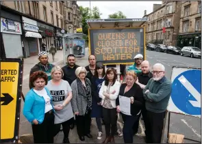  ??  ?? Local business owners on Victoria Road are angry that the works have hit trade