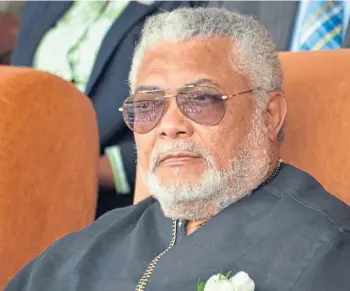  ??  ?? Jerry Rawlings was born to a Scottish father and a Ghanaian mother in 1947.