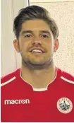  ??  ?? Marksman Summer signing Jack Leitch grabbed the first goal in the win at Ayr